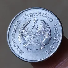 21 мм Laos 1980, настоящая коморативная монета, оригинальная коллекция