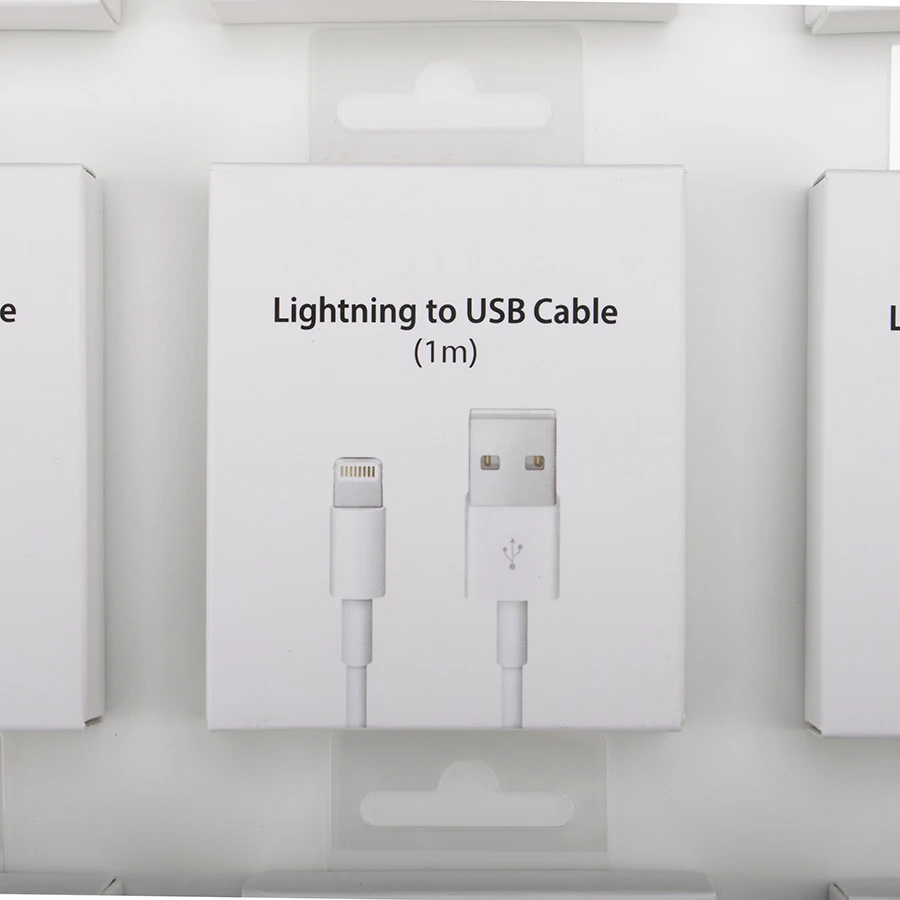 1 м 2 м 8-контактный usb-кабель для синхронизации данных для iPhone, зарядное устройство для быстрой зарядки для iPad AirPods, шнур для быстрой зарядки в розничной упаковке