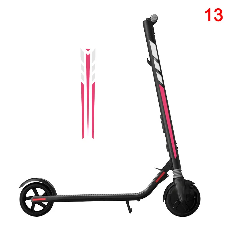 Светоотражающий, безопасный наклейки скутер украшения для Ninebot ES1 ES2 ES3 ES4 ZJ55 - Цвет: 13