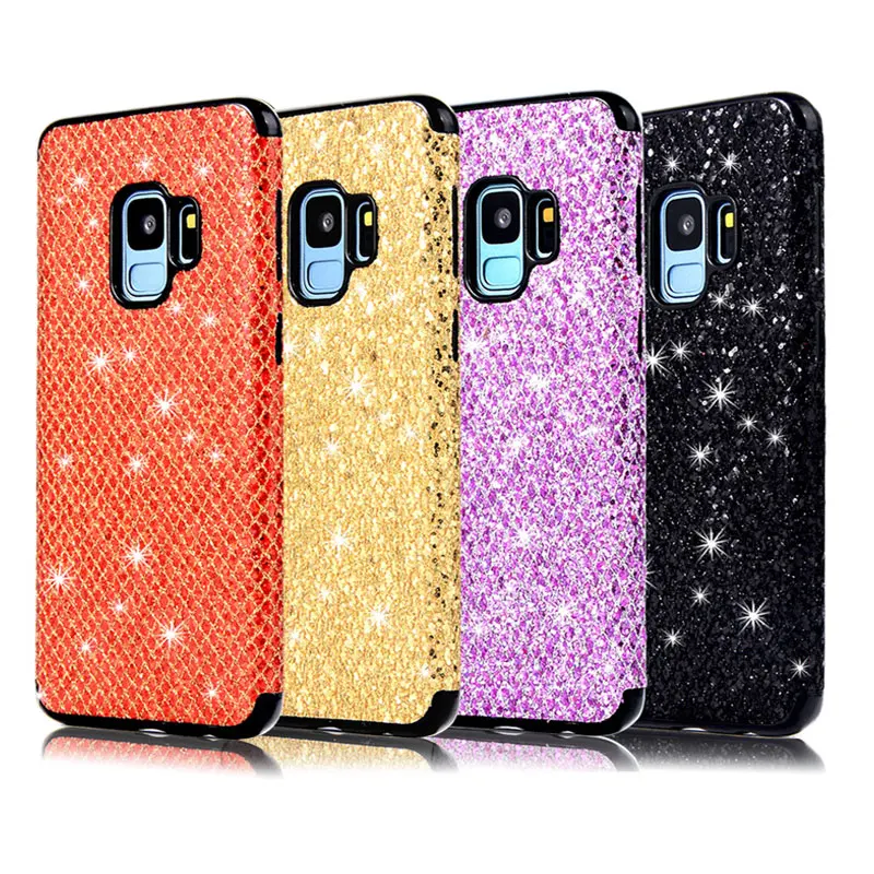 Чехол для samsung Galaxy 9S S9 Plus S9Plus блестящий чехол s Samsun S 9 тонкий бампер телефона