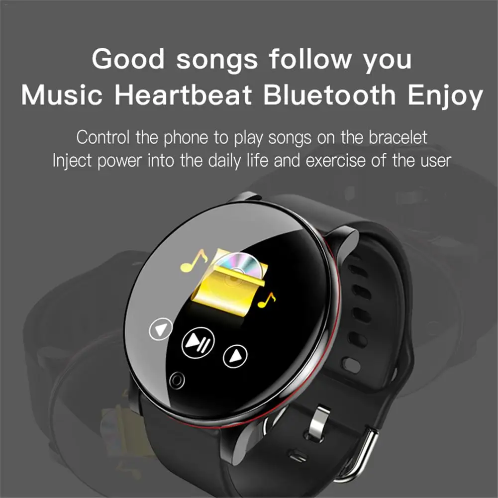 IP67 Waterproof Full Touch Screen Smart Watch Wireless Bluetooth Health Monitoring Sports Bracelet With 1.3-inch IPS Color Scree
