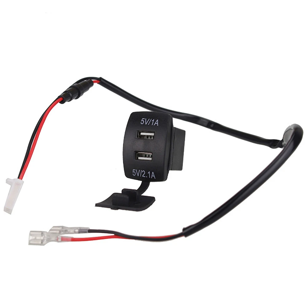 12-24V Универсальный 3.1A 5V Выход двойной USB зарядное устройство розетка светодиодная розетка питания сигарета светильник для автомобиля мотоцикла