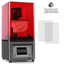 Elegoo mars 2 pro mono sla impressora 3d uv fotocura lcd impressora 3d com 6 polegada 2k monocromático lcd tamanho de impressão 129x80x160mm