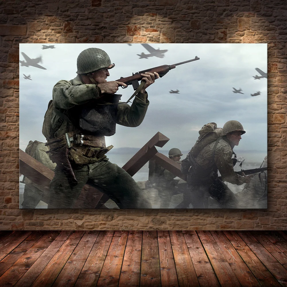 Call of Duty Современная война стены искусства холст постер и принт полотно с рисунком для декорирования картина для спальни домашний декор - Цвет: 32