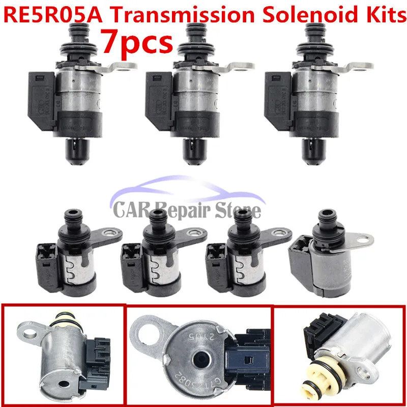 7 шт. Электромагнит коробки передач Kits RE5R05A 63431A-U 31941-1FX02 высокомощный для Nissan Pathfinder