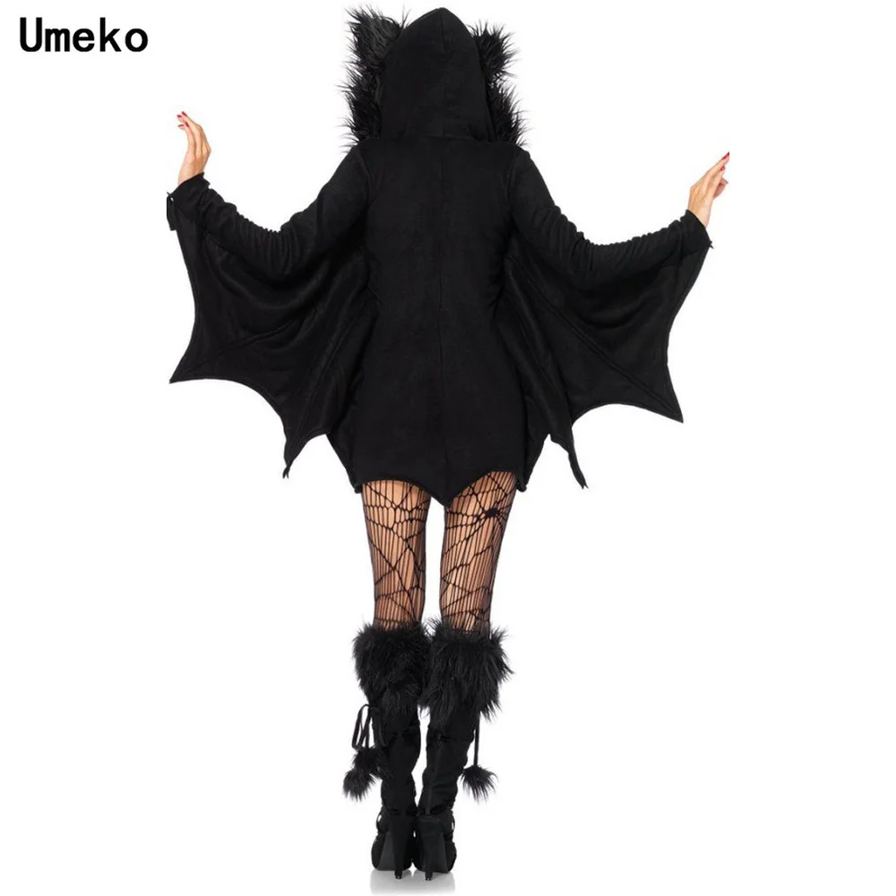 Umeko, новинка, сексуальный костюм на Хэллоуин, летучая мышь, вампир, Бэтмен, комбинезоны, готический стиль, костюмы на Хэллоуин, вечерние комбинезоны, боди размера плюс