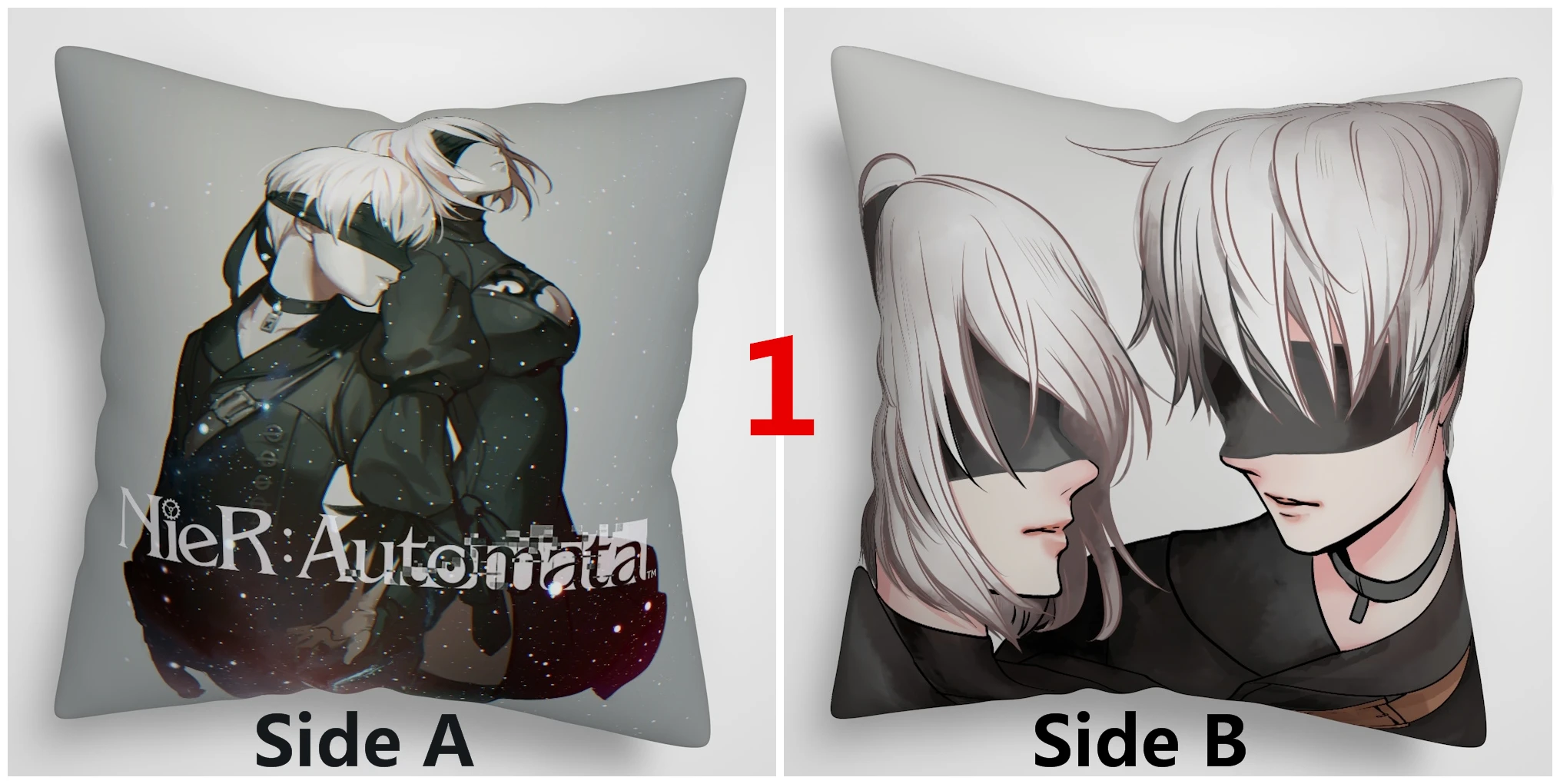 НИР автоматов YoRHa № 2 Тип B 9 S аниме Двусторонняя диванная подушка крышка