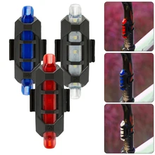 

USB Rechargeable Cycling LED Bike Bicycle Tail Warning Light Rear Safety Lamp Aluminum alloy intelligent bicycle led taillight