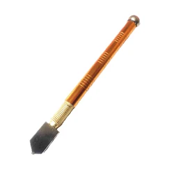 Lame de roue Portable antidérapante, manche en métal, coupe verre diamant, manche en métal antidérapant, 173mm pour bricolage, carrelage, miroir, artisanat, outils à main 