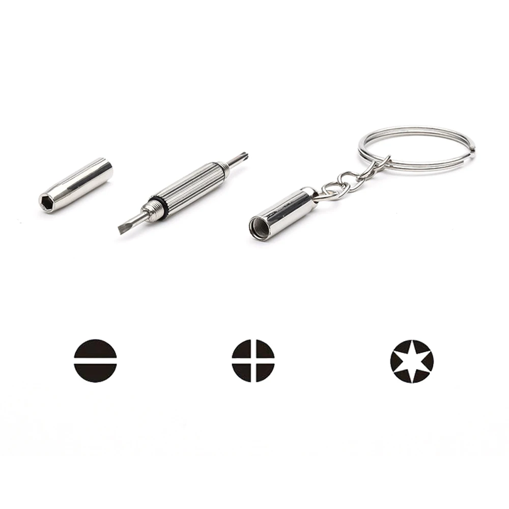 

Glasses Repair Tool Multi-function Screwdriver Portable Three-In-One Screwdriver Combination DIY Repair Tool for Glasses