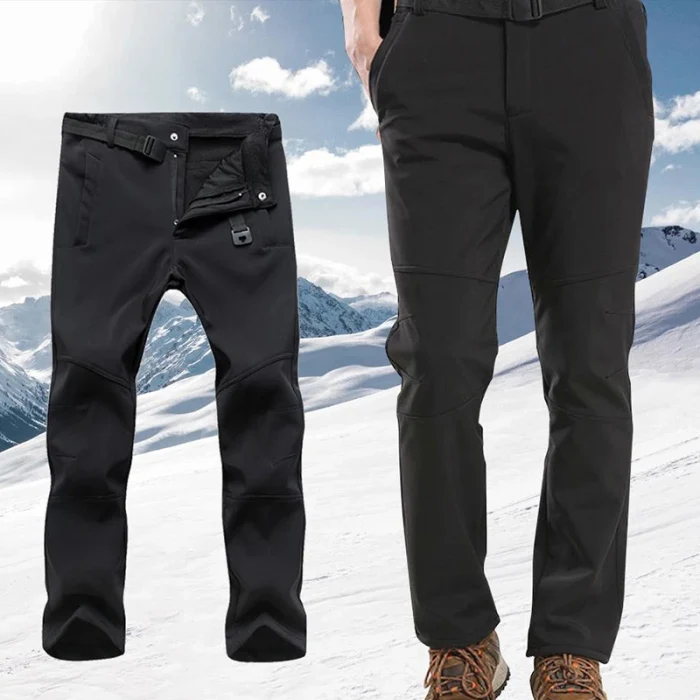 Уличные походные брюки с флисовой подкладкой теплые ветрозащитные лыжные брюки для мужчин и женщин KS