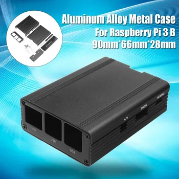 

S SKYEE Aluminum Alloy Case for Raspberry Pi 3 Model B 2 Model B & RPB+