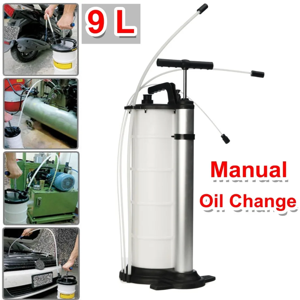 

Hot New 9L Vacuum Oil Fluid Suction Extractor Fuel Pump Car Tank Manual Change Transfer