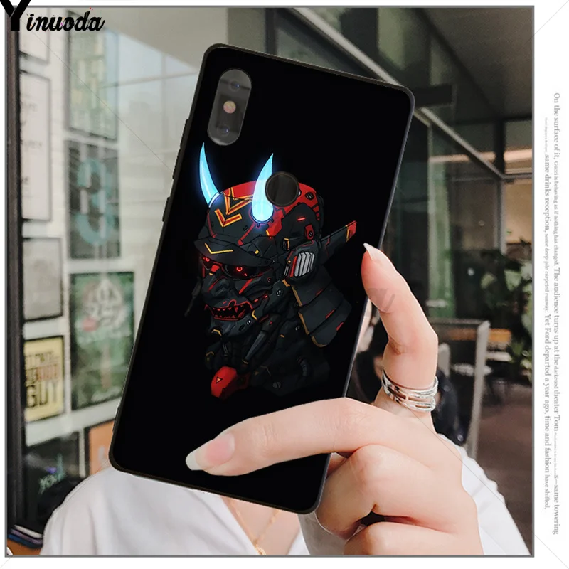A4 Yinuoda японская самурайская маска они Coque Shell чехол для телефона Xiao mi Red mi 5 5Plus 7 K20 Note5 6A mi 6 mi x2 mi x2S - Цвет: A4