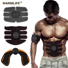 Умный EMS стимулятор мышц ABS брюшной мышцы тонер тела фитнес формирующий массаж патч стройнящий тренажер унисекс