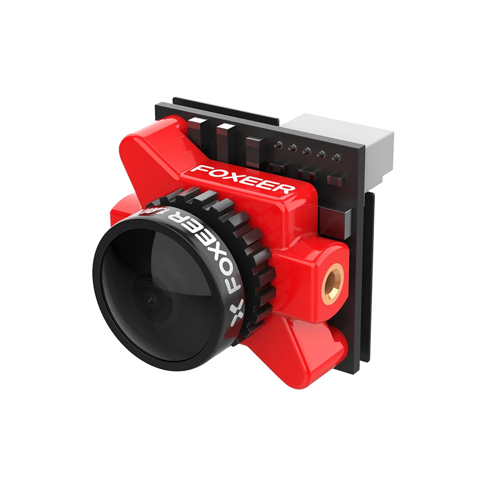 Red Foxeer Falkor 2 Micro 1200TVL FPV камера 1,8 мм объектив PAL/NTSC переключаемый 16:9/4:3 GWDR камера дистанционного управления для Fpv дрона - Color: Red