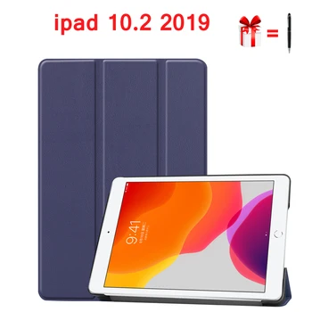 

for Apple iPad 10.2 Case 2019 iPad a2197 7th Gen 10.2 Inch PU Leather for Apple iPad 10.2 Case iPad 7 Gen 10.2 + Pen