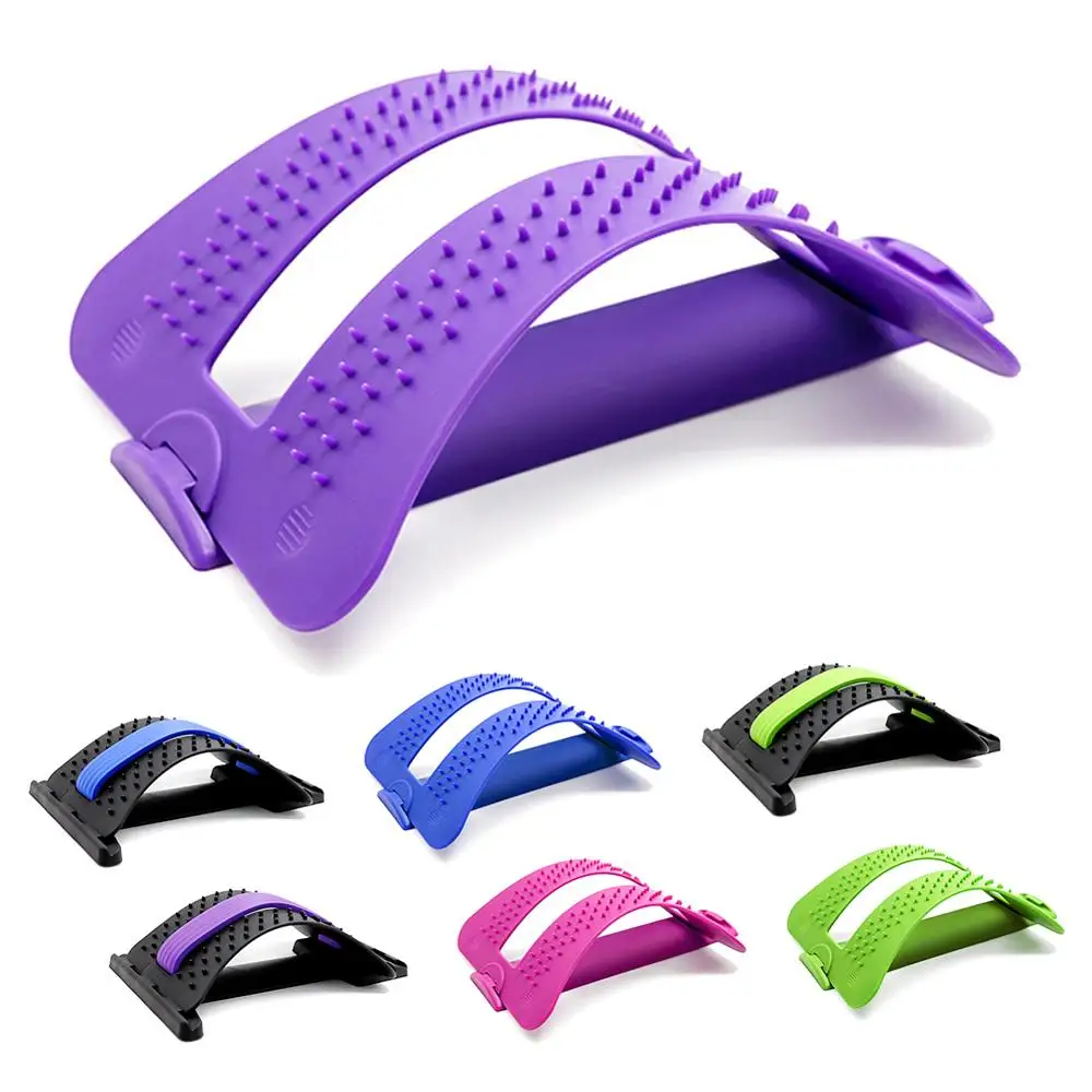 

Fitness Back Massager Back Stretch Equipment Lumbar Traction Device Massager Back Relax Stretcher Extension for Home Massager