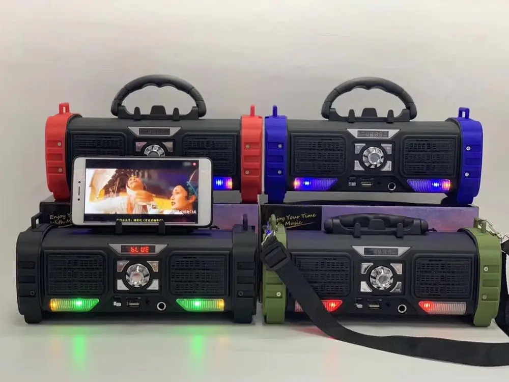 LED Bluetooth динамик портативные колонки для компьютера супер бас стерео сабвуфер с AUX