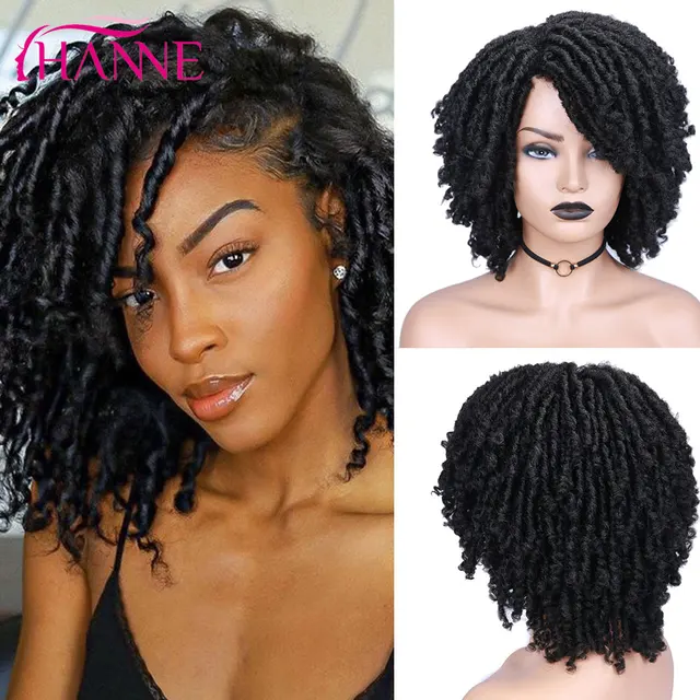 Hanne Black Brown 99j Synthetic Dreadlocks Soft Faux Locs Crochet Hair High Tempeture Fiber For Black Women Or Men Synthetic None Lace Wigs Aliexpress