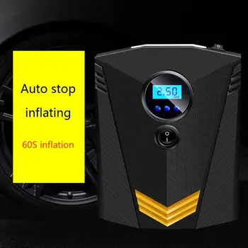 

12V Portable Car Air Compressor Pump Digital Tire Inflator Auto Air Pump For Car Motorcycle LED Light Tire Pump