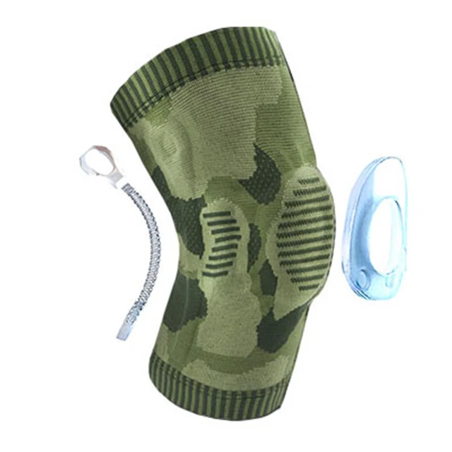 Knee Pads Professional Compression Knee Brace Support for Arthritis Relief, Joint Pain, ACL, MCL, Meniscus Tear, Post Surgery Style E Green 1pcs