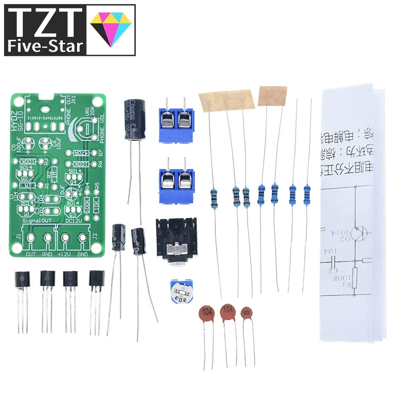 White Noise Signal Generator DIY Kit Electronic 2-Channel Output for Burn-in Test Therapy on Insomnia | Электронные компоненты