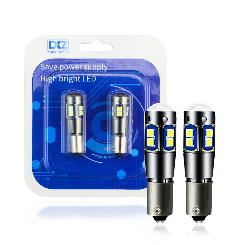 DXZ 2 шт. Светодиодная лампа для освещения салона автомобиля BA9S Canbus 3030 10SMD