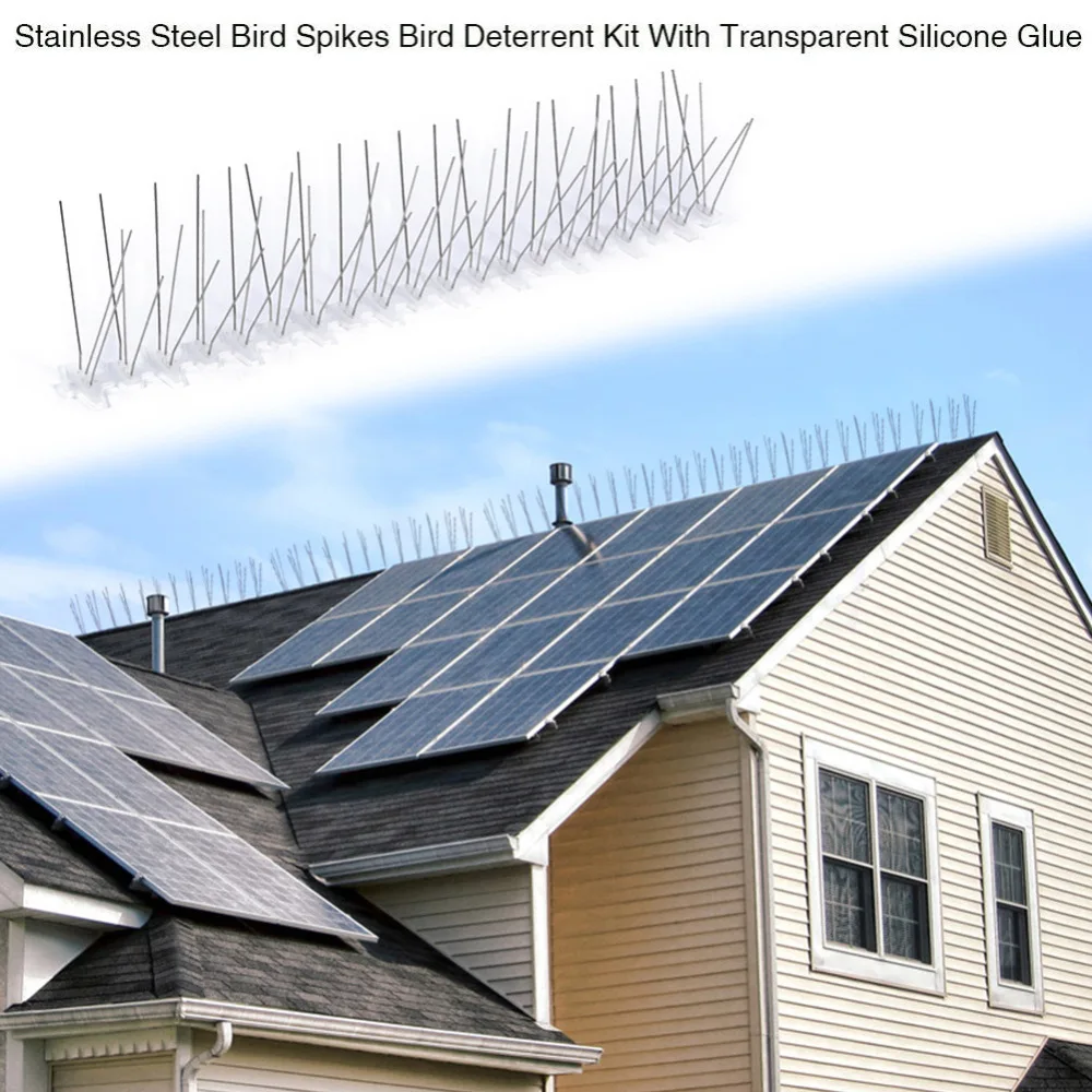 bird repeller bird and pigeon spikes pest repeller anti bird pigeon spike for get rid of pigeons and scare birds pest control repellents aliexpress