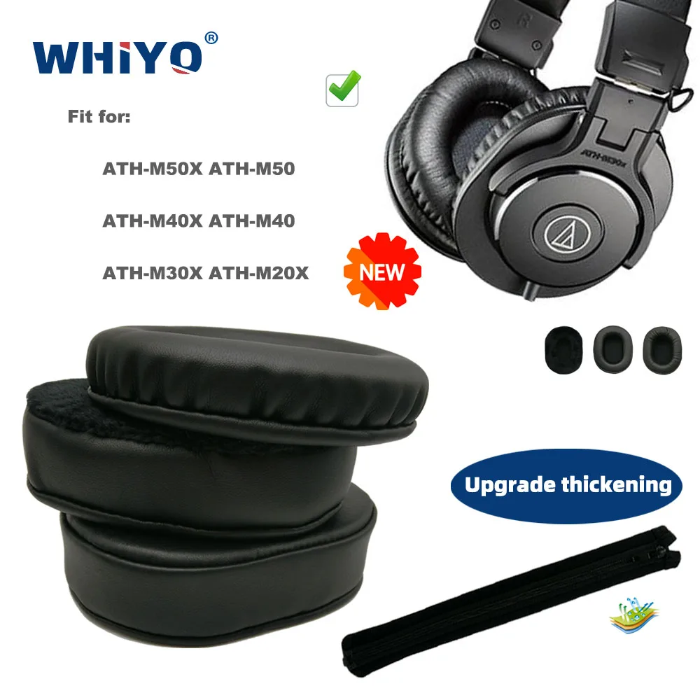 

New Upgrade Replacement EarPads for ATH M50X M50 M40X M40 M30X M20X Headset Parts Leather Cushion Velvet Earmuff Earphone Sleeve