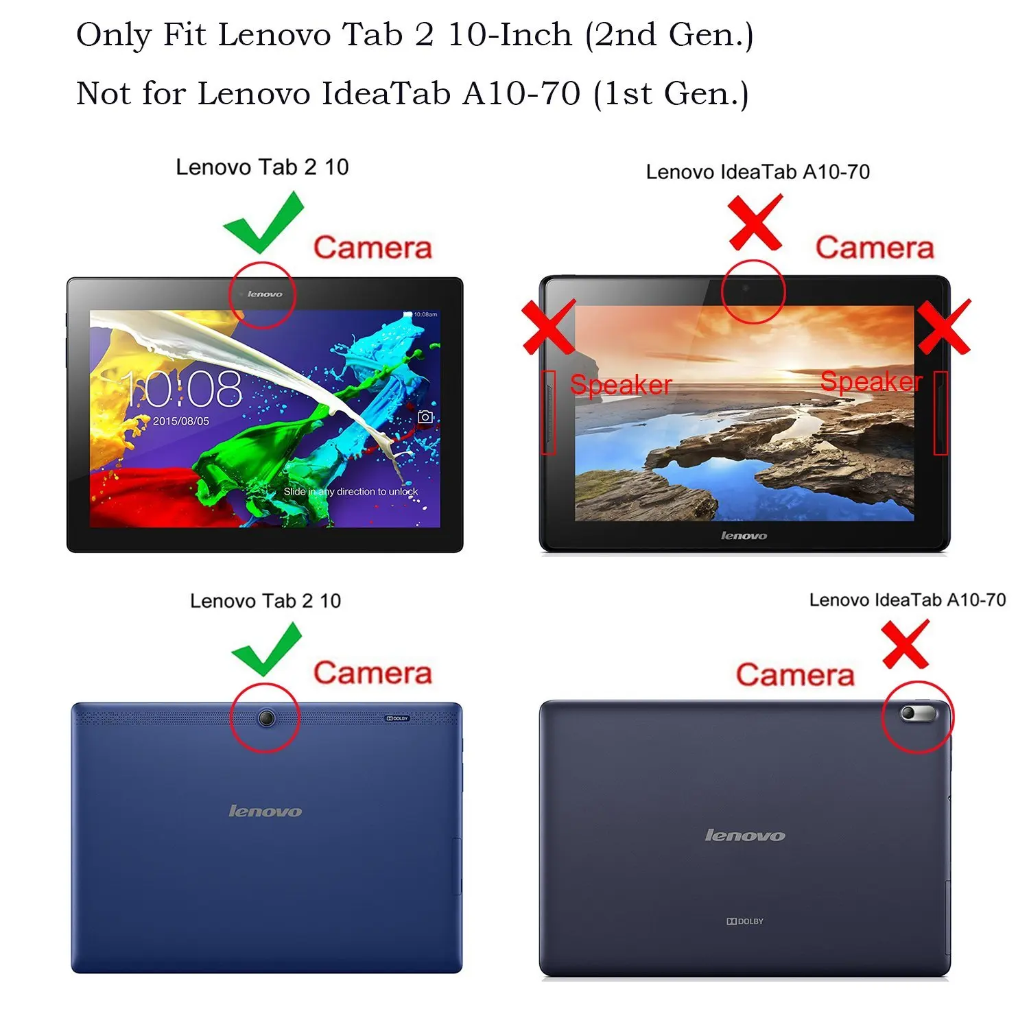 Чехол для Lenovo TAB 3 10 TB X103F Tab 1 чехол 2 из искусственной кожи с умным покрытием чехлы