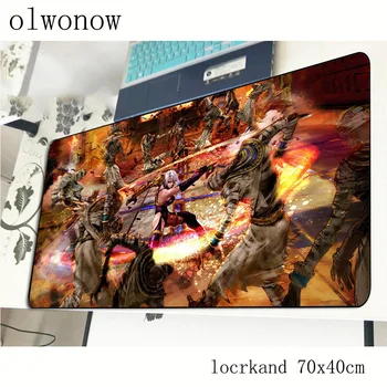 

Soulcalibur mousepad 700x400x3mm hot sales gaming mouse pad gamer mat game computer padmouse keyboard High-end play mats