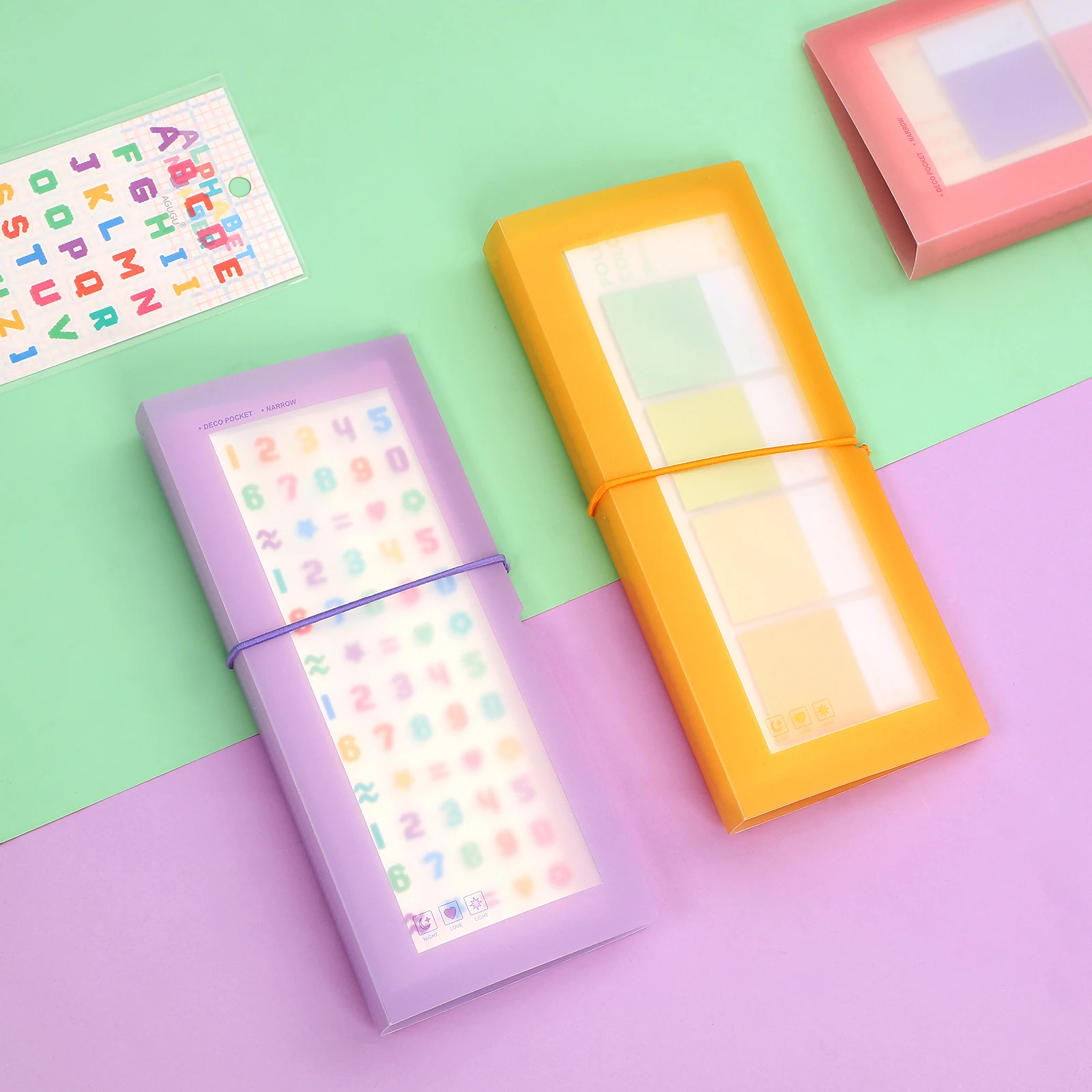 4 стиля корейские милые длинные наклейки книжка для хранения Kawaii журнал наклейка