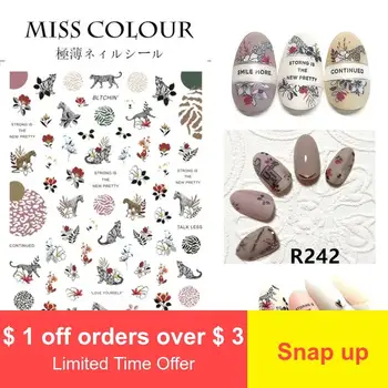 

New style English nail sticker nail applique