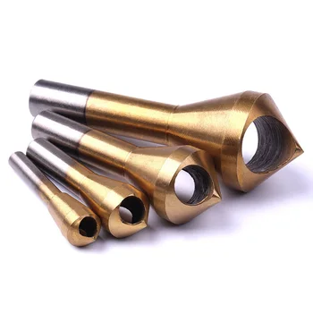 

Wood Cutting Countersink Chamfer Metal Drill Bit Crosshole Deburring Tools 4pcs/set