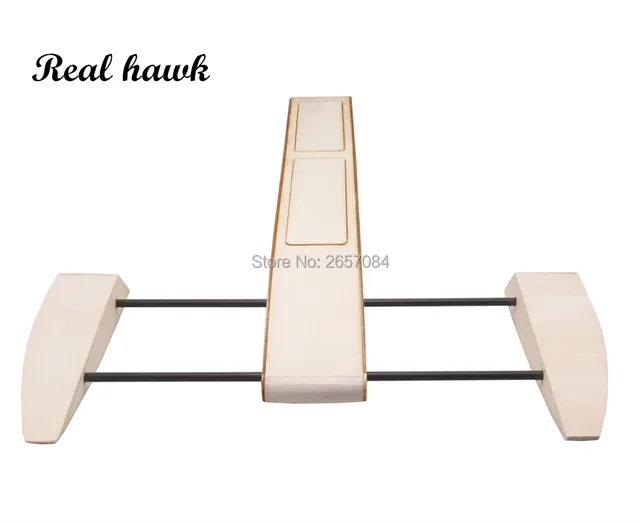 RC Speed Boat 495mm Wooden Sponson Outrigger Shrimp Racing Boat Model Building Kits Radio Remote Control Speedboat 3