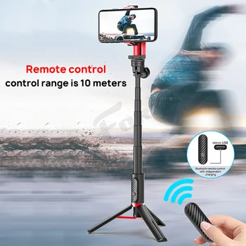 

3 in 1 Wireless Bluetooth Selfie Stick Extendable Handheld Monopod Foldable Mini Tripod With Shutter Remote For iPhone