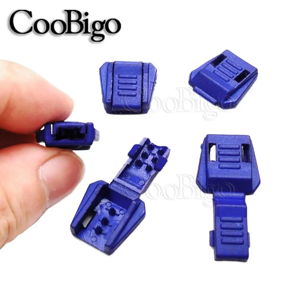 10 шт. разноцветные зажимы для шнура на молнии рюкзака Сумки молния Паракорд