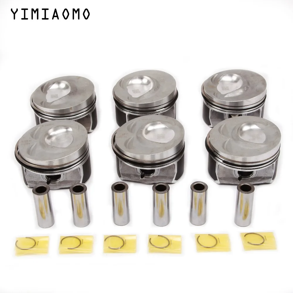 OEM 03H107065N/C/F детали двигателя поршни и кольца комплект для Audi Q7 VW Passat CC Touareg Phaeton 3.6L BLV 03H 107 065 F 03H 107 066 N