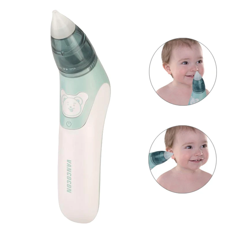 Electric Baby Nasal Aspirator Safe Hygienic Nose Cleaner For Newborn Toddler 