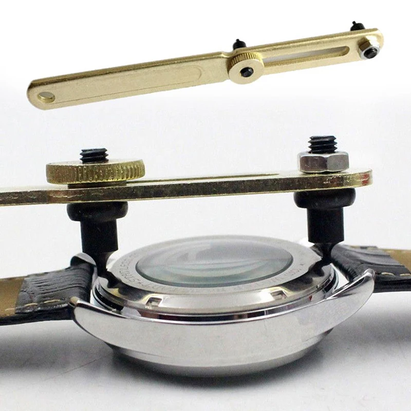 

Alloy Steel Two Feet Repairing Accessories Watchmaker Tool Hand Remover Handy Adjustable Watch Back Kit Repair