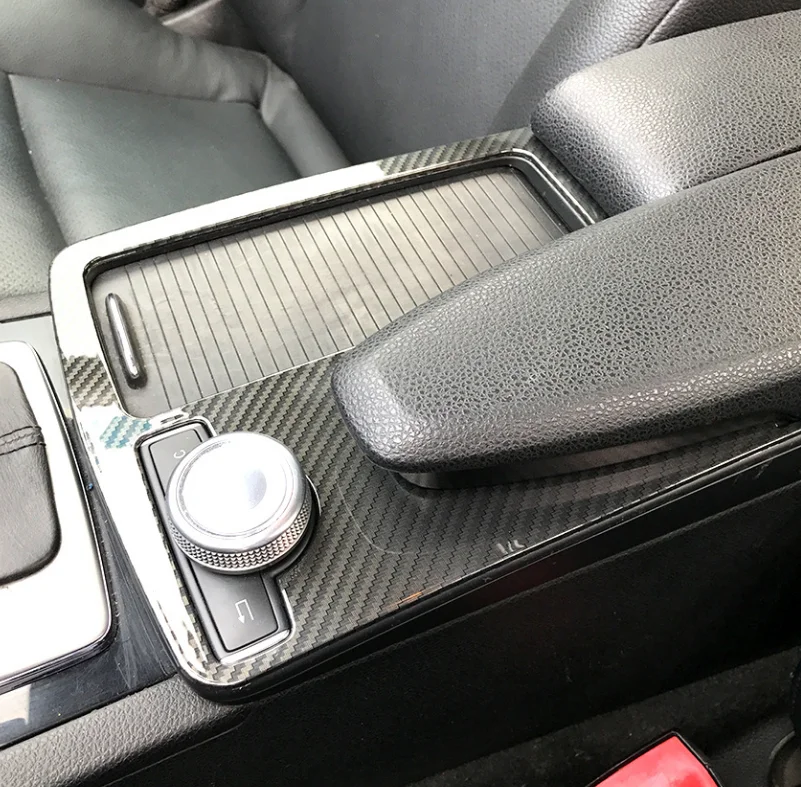 Консоль стикер на Подлокотник Накладка автомобиля Стайлинг для Mercedes-Benz c-класс C180 C200 W204 2008- LHD C180 C200 C260 C300