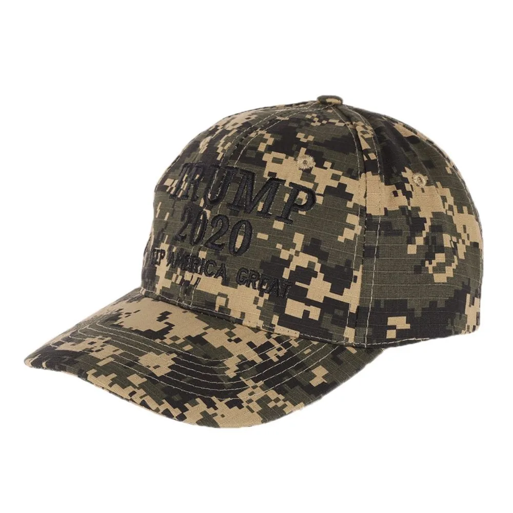 New Come Make America Great Again Camouflage sports Cap Donald Trump Hat Embroidery Letter Bone Camo sports Caps Gorras