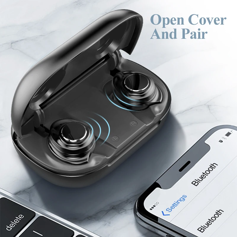 TWS X9 High End Wireless Bluetooth 5 0 headset Sport Game Earphone With Mic Charging Box Universal Stereo Headset for iphone