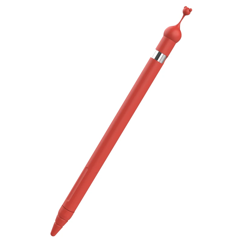 Мягкий силиконовый чехол для Apple Pencil, 1 чехол, совместимый с iPad, 1 планшет, стилус, защитный чехол, защита от потери - Цвета: 07