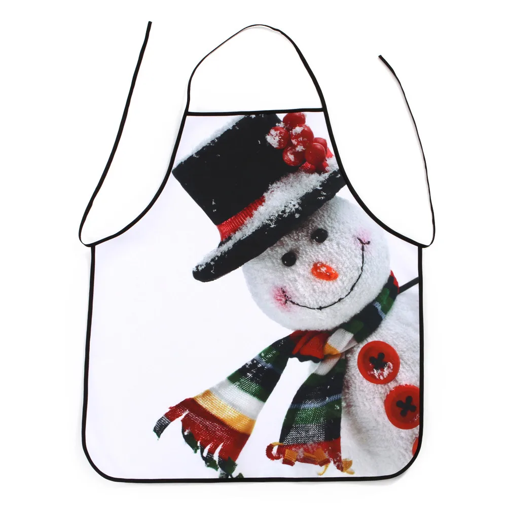 Christmas Decoration Waterproof Apron Christmas Dinner Party Apron - Цвет: E