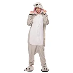 Кигуруми пижамы комбинезоны для взрослых женские пижамы Pijama Koala onesies для взрослых зимняя одежда для сна цельные ночные костюмы 2019