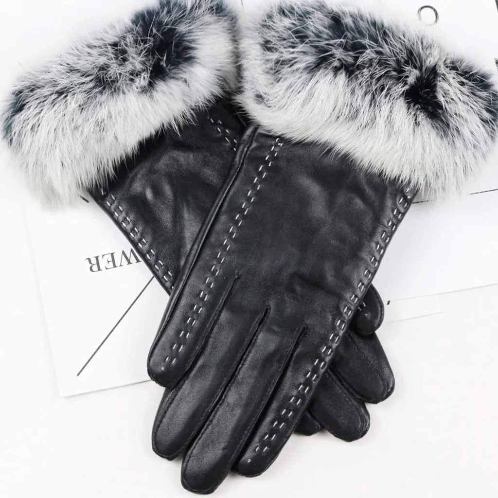 Women Gloves Winter Warmer Velvet Warm Suede Gloves Mittens Using Phone For Cycling Running Gloves Guantes Invierno Manoplas