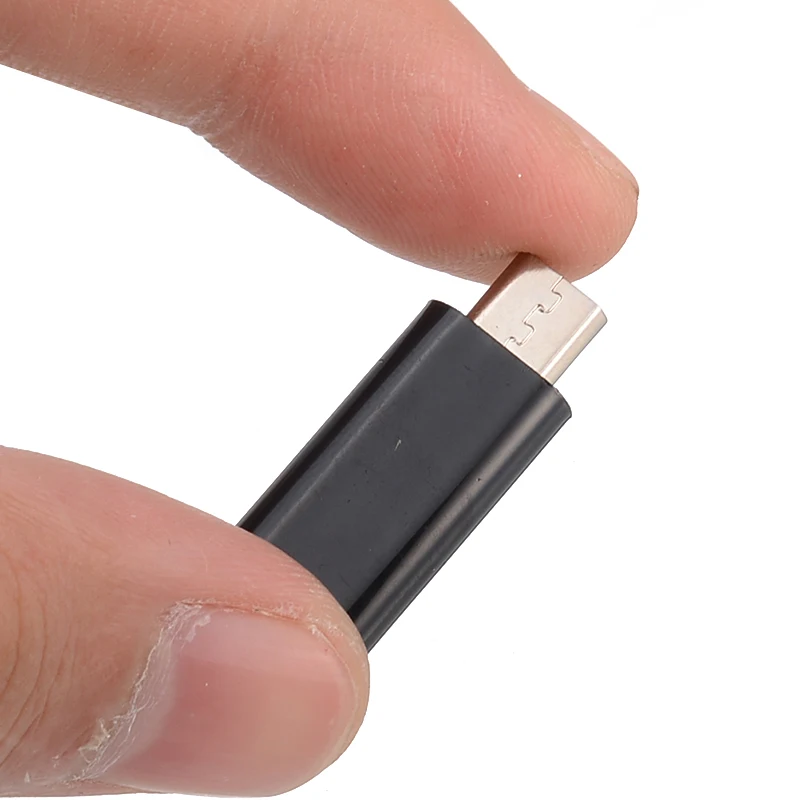 Mayitr High Quality Micro USB Male 5 Pin to USB 3.1 Type C Female Connector Data Adapter Converter Black White