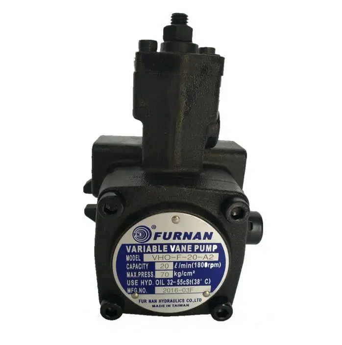 

FURNAN Hydraulic pump VARIABLE VANE PUMP MODEL VHO-F-20-A2 FUR NAN HYDRAULICS CO LTD MADE IN TAIWAN